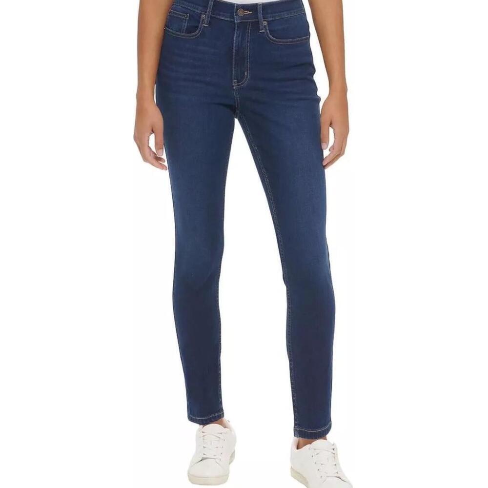 NEW!!! Calvin Klein Jeans Ladies' High Rise Skinny Jean Size 8 Dark P9